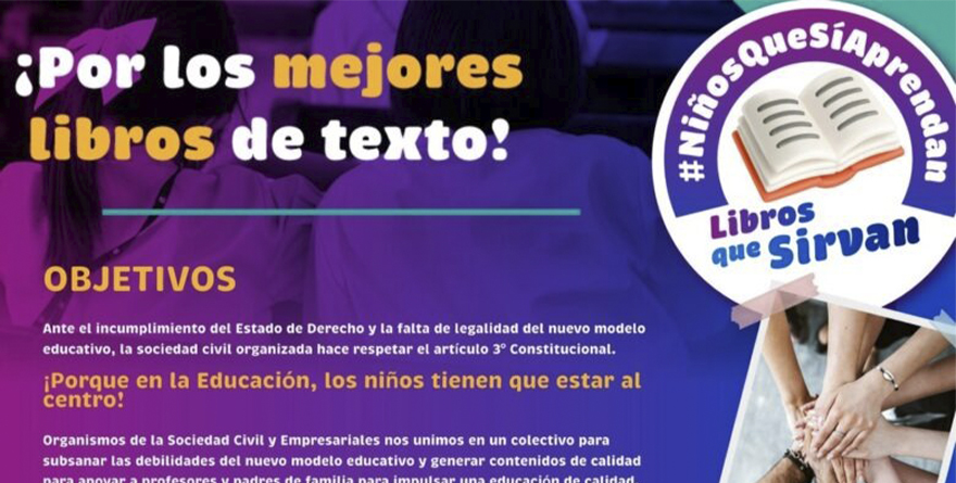 LLAMAN PADRES DE FAMILIA A MANTENER CAMPAÑA DE RECHAZO DE LIBROS DE TEXTO “ILEGALES”