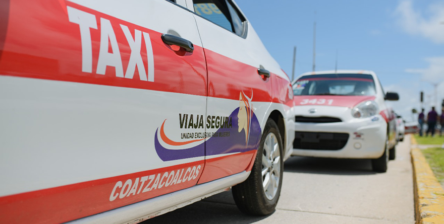 COATZACOALCOS YA CUENTA CON TAXIS EXCLUSIVOS DE MUJERES