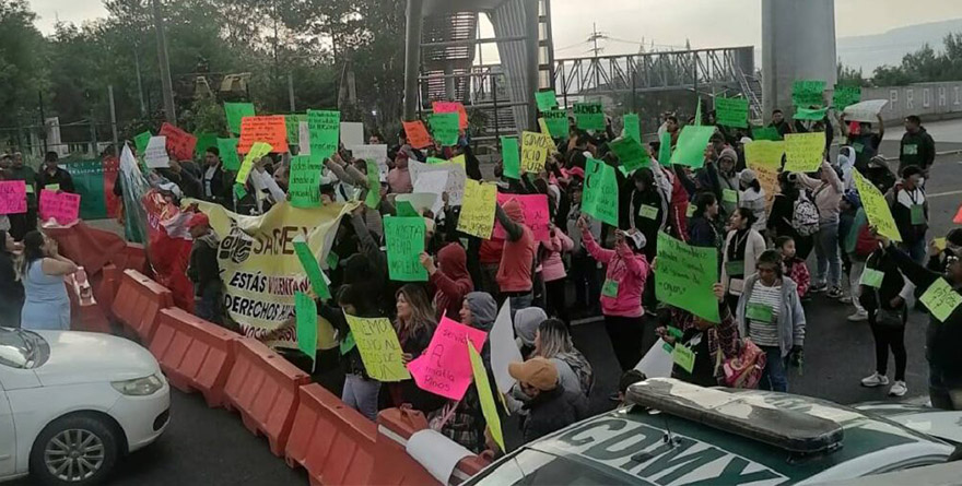 COLAPSA CIERRE EN TLALPAN LA AUTOPISTA MÉXICO-CUERNAVACA