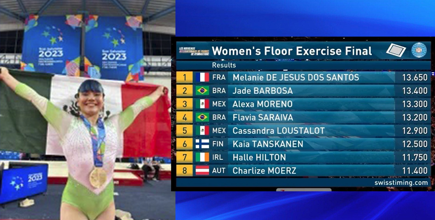 ALEXA MORENO CONQUISTA ORO DE SALTO DE CABALLO EN FRANCIA