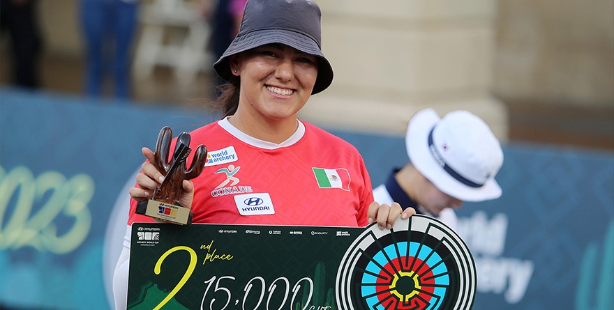 ALEJANDRA VALENCIA OBTIENE PLATA EN MUNDIAL DE TIRO CON ARCO