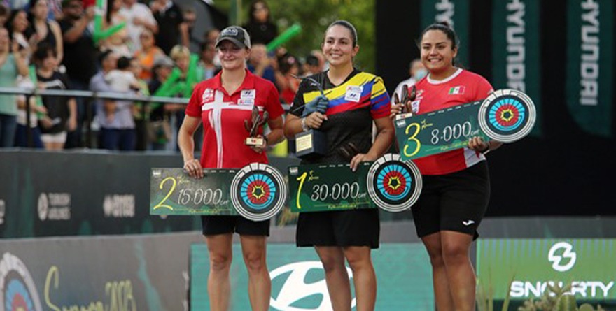 DAFNE QUINTERO GANA BRONCE EN MUNDO DE TIRO CON ARCO