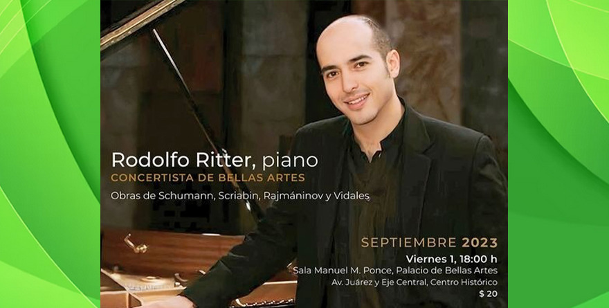 EL PIANISTA RODOLFO RITTER ESTRENARÁ VARIACIONES FOLÍA