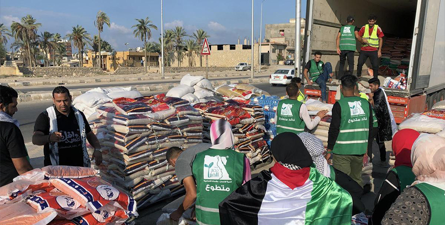 INGRESA CONVOY CON AYUDA HUMANITARIA A GAZA