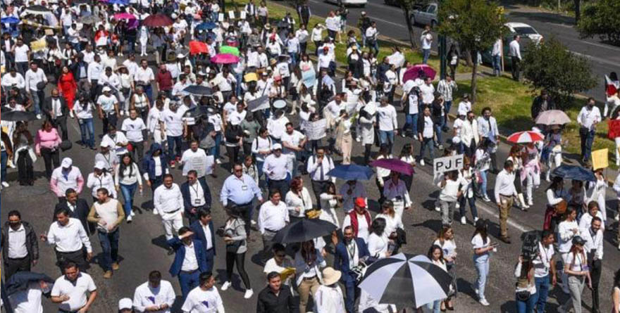 SUMAN 3 DÍAS DE PROTESTAS EN PJ; MARCHARÁN AL ZÓCALO