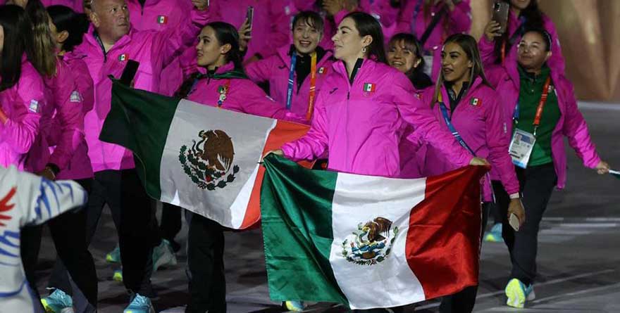 MÉXICO DESFILA EN INAUGURACIÓN DE JUEGOS PANAMERICANOS SANTIAGO 2023