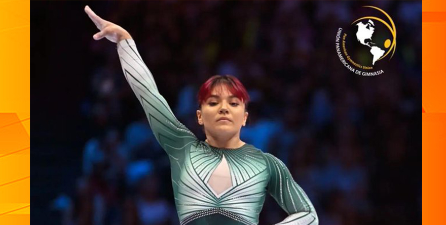 ALEXA MORENO 4º. LUGAR EN EL MUNDIAL DE GIMNASIA