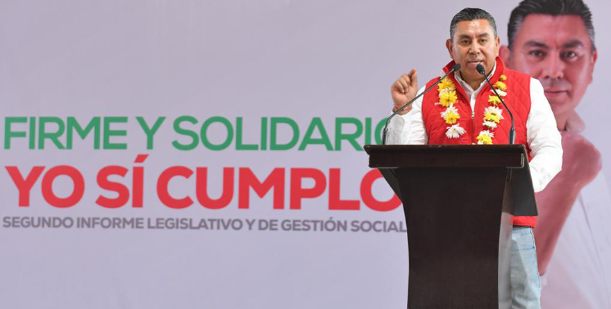 2º INFORME DE BRAULIO ÁLVAREZ EN SAN ANDRÉS CUEXCONTITLÁN