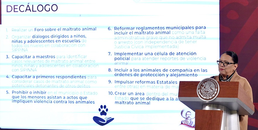 IMPULSAN EL DECÁLOGO DE ACCIONES CONTRA EL MALTRATO ANIMAL