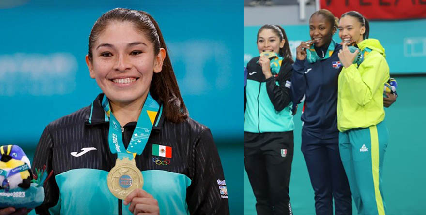 LUPITA QUINTAL CONSIGUE ORO EN KARATE