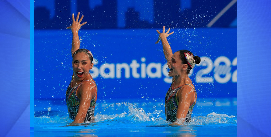 DUETO DE NATACIÓN ARTÍSTICA SE LLEVA EL ORO