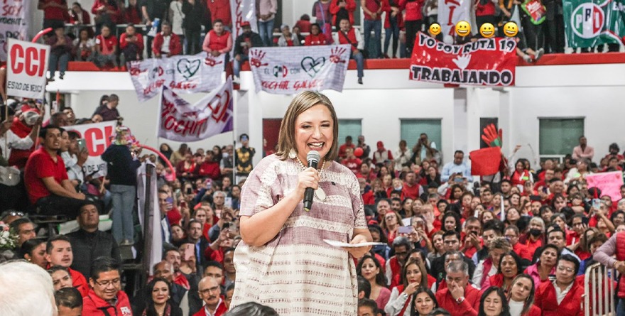 LISTA PARA LA MADRE DE LAS BATALLAS, DICE XÓCHITL