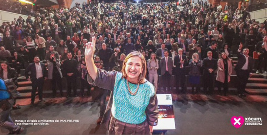 PIDE GÁLVEZ A ESTUDIANTES VOTAR POR UNA ‘VIEJA XINGONA’