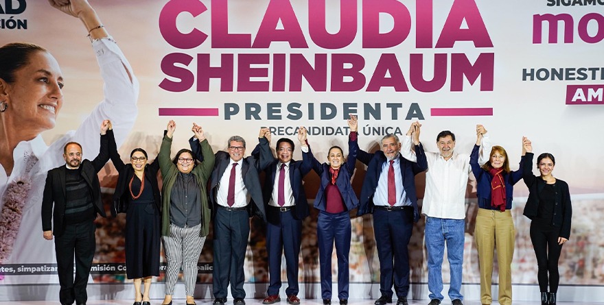 CRECE EL EQUIPO DE SHEINBAUM