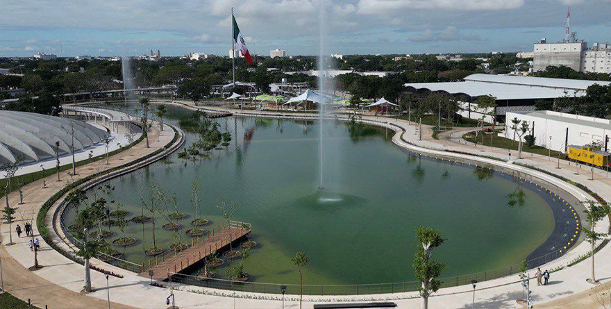 GOBERNADOR MAURICIO VILA DOSAL Y AMLO INAUGURAN EL GRAN PARQUE “LA PLANCHA”