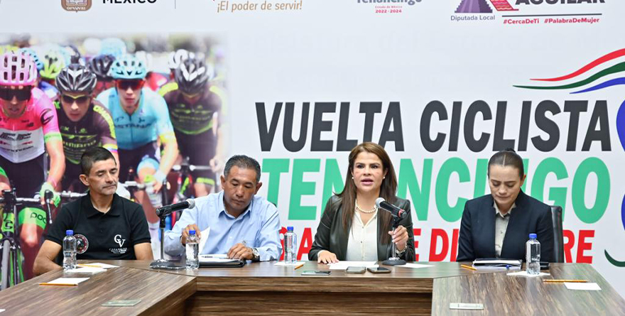 PRESENTAN EN EL CONGRESO MEXIQUENSE ‘VUELTA CICLISTA, TENANCINGO 2023’