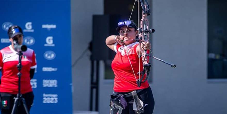 DAFNE QUINTERO LANZA FLECHAS DE ORO