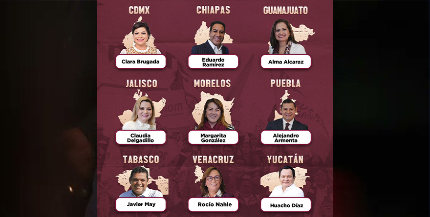 LOS CANDIDATOS DE MORENA