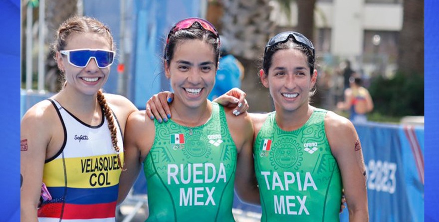 MÉXICO SE VISTE DE ORO EN TRIATLÓN FEMENIL