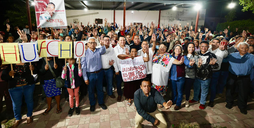 CON “HUACHO” DÍAZ MENA LLEGARÁ LA JUSTICIA SOCIAL A TODAS LAS FAMILIAS YUCATECAS