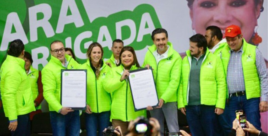 CLARA BRUGADA PRECANDIDATA VERDE A LA CDMX