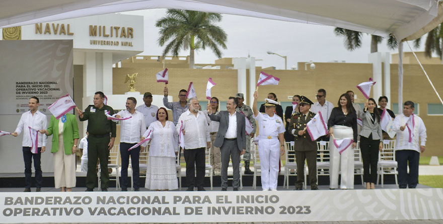 BANDERAZO OPERATIVO VACACIONAL DE INVIERNO 2023