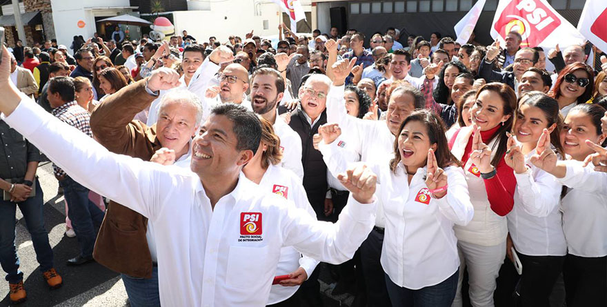 EDUARDO RIVERA PÉREZ INICIA SU REGISTRO COMO PRECANDIDATO A LA GUBERNATURA DE PUEBLA ANTE PAN, PRD Y PSI