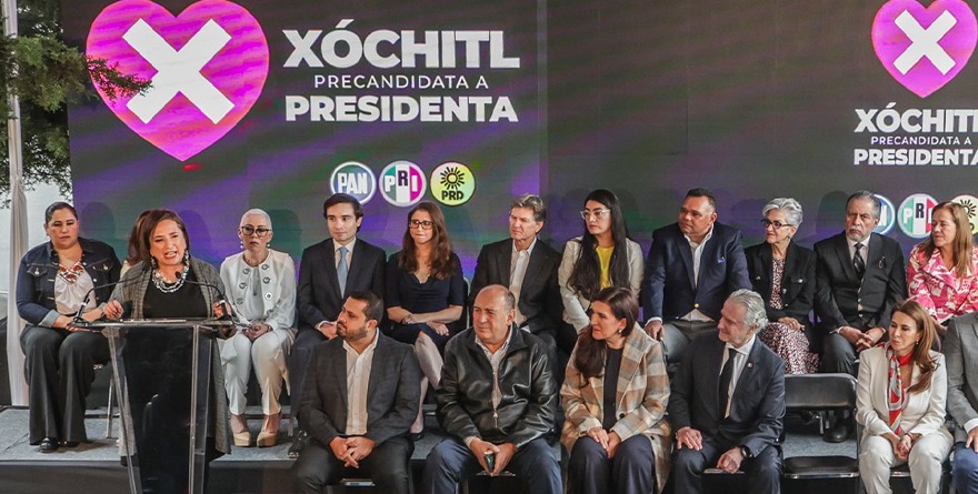 XÓCHITL GÁLVEZ PRESENTA EQUIPO DE CAMPAÑA