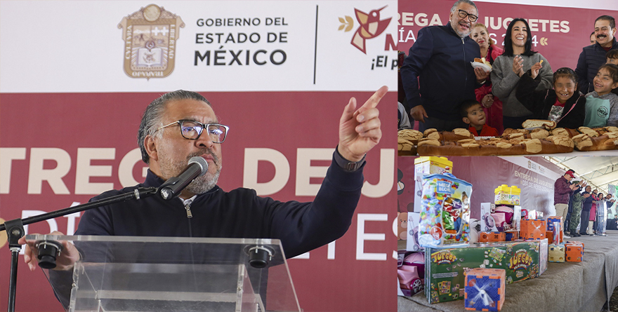 “RECUPERAREMOS LA TRANQUILIDAD EN TEXCALTITLÁN”: HORACIO DUARTE ENTREGA JUGUETES