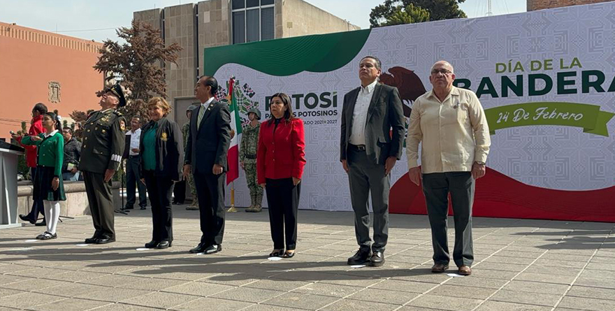 GOBIERNO DEL ESTADO CONMEMORA DÍA DE LA BANDERA