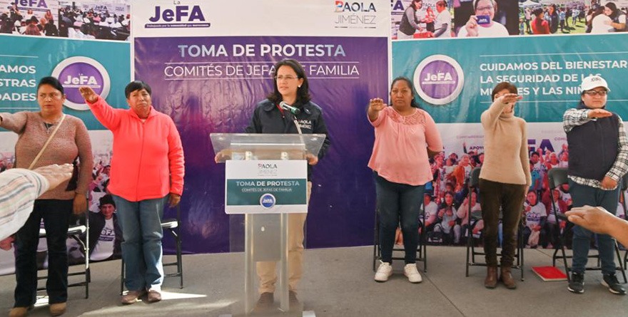 INCORPORA PAOLA JIMÉNEZ A CIENTOS DE MUJERES A LA JEFA