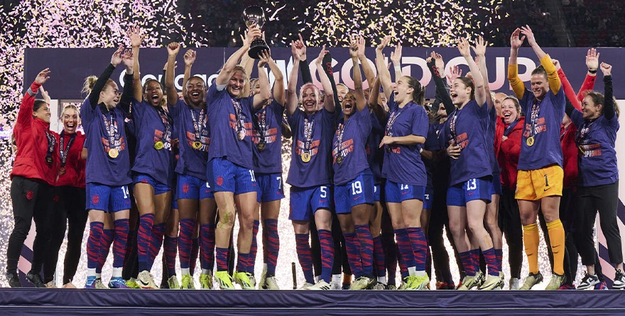 EUA CAMPEONAS DE LA COPA ORO W