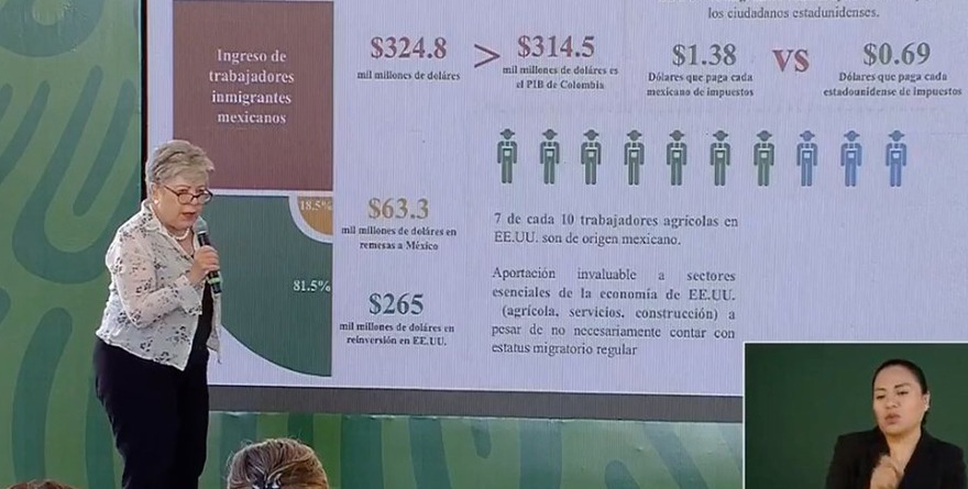 REGALA MÉXICO 11 MIL PESOS A VENEZOLANOS DEPORTADOS