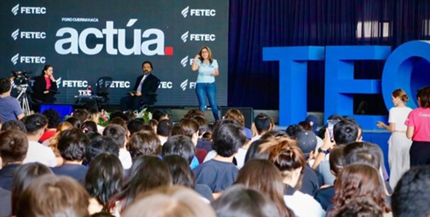 LUCY MEZA PRESENTÓ EN EL TEC DE MTY SU VISIÓN