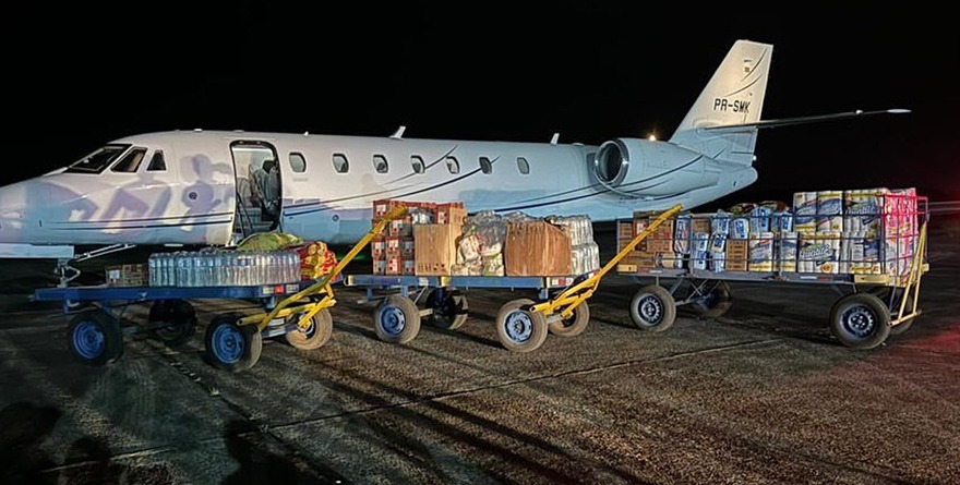 NEYMAR ENVÍA AYUDA CON SUS AVIONES A BRASIL