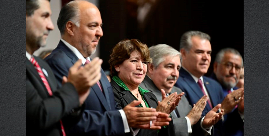 DELFINA GÓMEZ ÁLVAREZ TOMA PROTESTA AL CCE DEL EDO MÉX