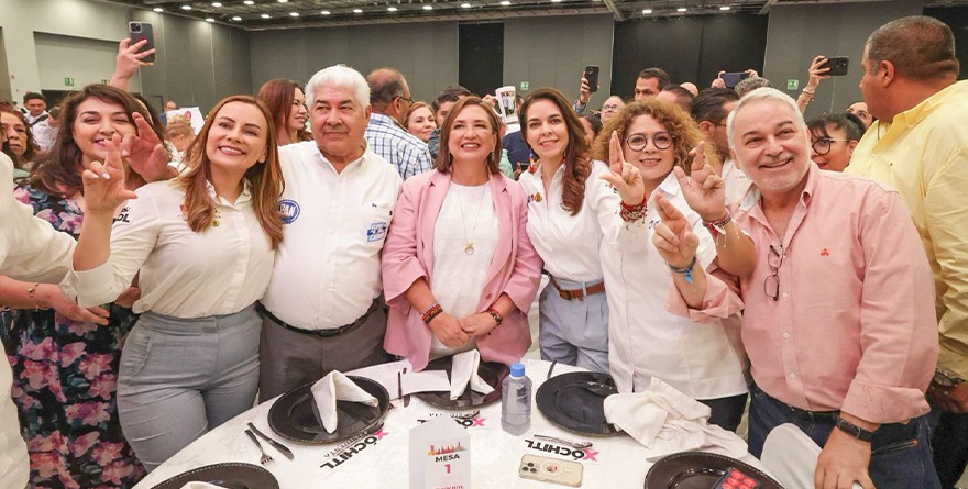 SE COMPROMETE XÓCHITL GÁLVEZ A UNIR AL PAÍS COMO PRESIDENTA