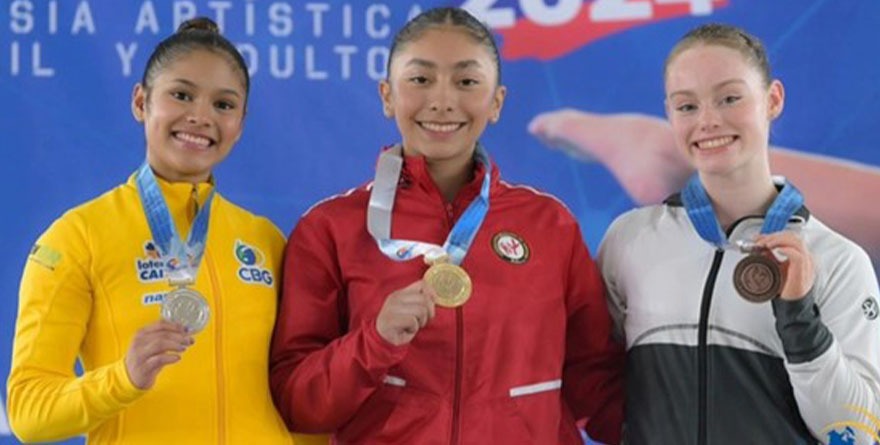 MÉXICO SUMA 4 MEDALLAS EN EL PANAMERICANO DE GIMNASIA