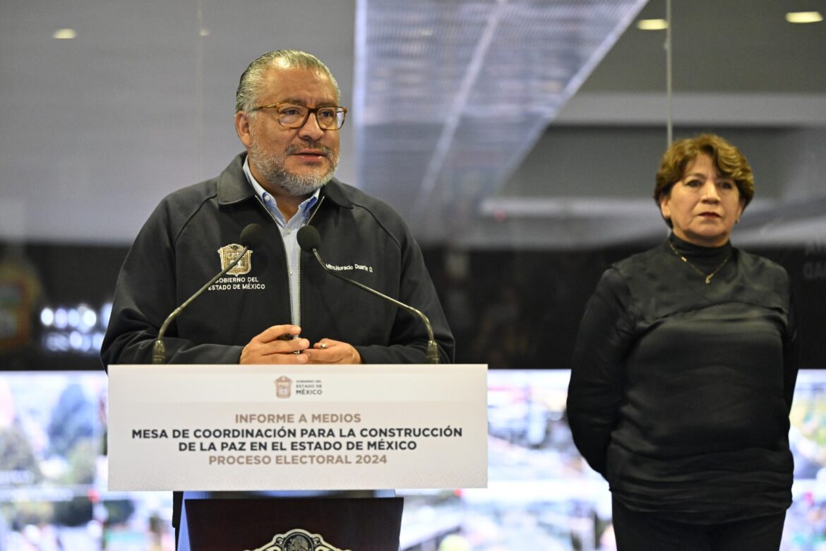 LISTO EL EDO MÉX PARA JORNADA ELECTORAL: DELFINA GÓMEZ PRESENTA ACIONES DE SEGURIDAD