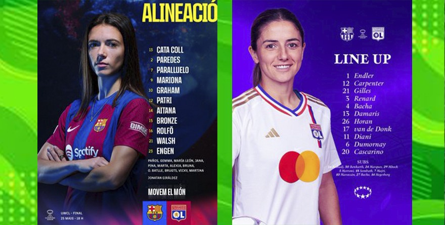 FINAL DE LA CHAMPIONS LEAGUE FEMENIL