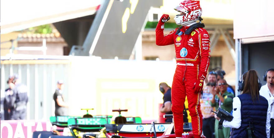 LECLERC LOGRA LA POLE EN MÓNACO