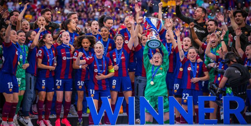 BARCELONA SE LLEVA LA CHAMPION FEMENIL