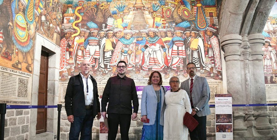 MURAL DE LA HISTORIA DE TLAXCALA RECONSTRUIDO