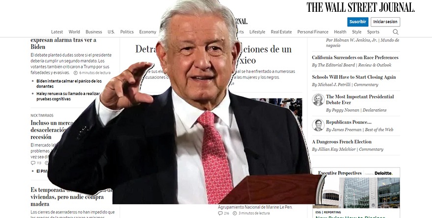 TEMEN INVERSIONISTAS QUE AMLO GOBIERNE TRAS BAMBALINAS: WSJ