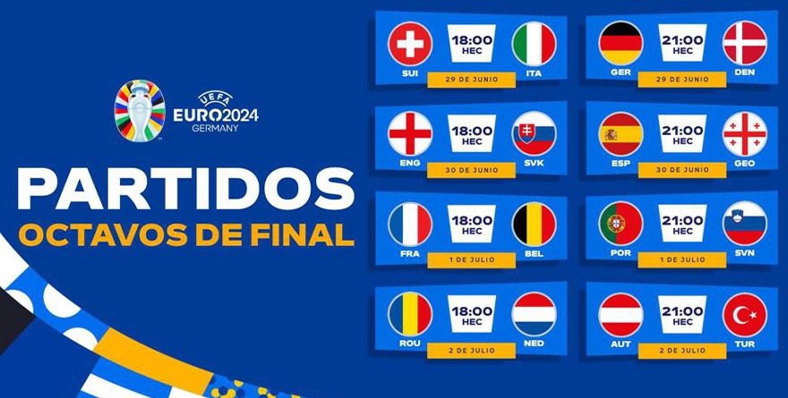 OCTAVOS DE FINAL EN LA EURO