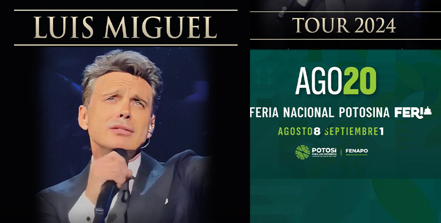 ANUNCIA RICARDO GALLARDO A LUIS MIGUEL COMO ARTISTA SORPRESA EN LA FENAPO 2024