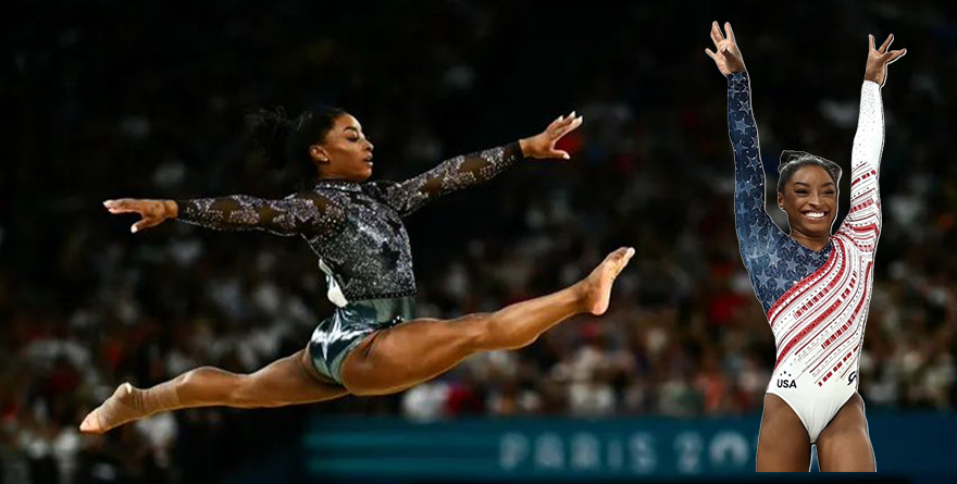 SIMONE BILES GANA SU PRIMER ORO EN PARÍS 2024