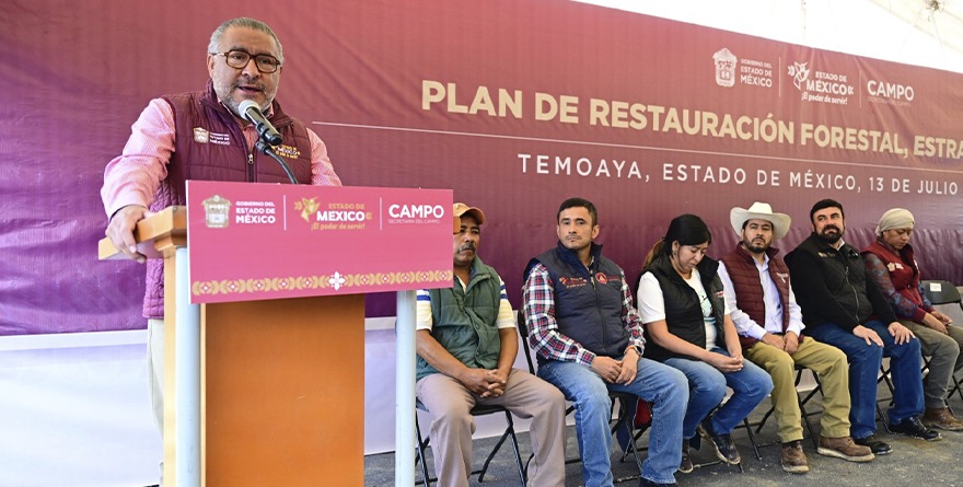 GOBIERNO DEL ESTADO DE MÉXICO PONE EN MARCHA RESTAURACIÓN FORESTAL Y APOYOS ECONÓMICOS A EJIDATARIOS