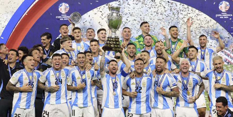 ARGENTINA DERROTA A COLOMBIA Y SE CORONA EN COPA AMÉRICA