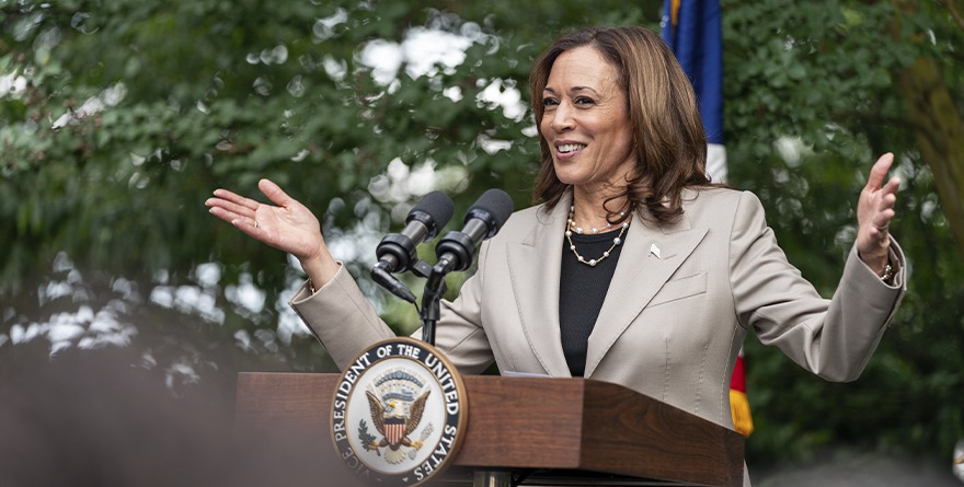 PONDRÉ MI HISTORIAL CONTRA EL DE TRUMP: KAMALA HARRIS